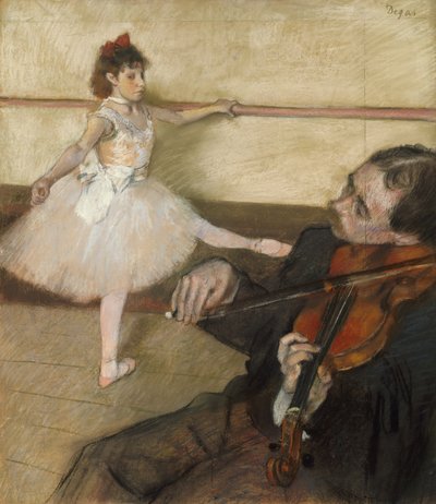 The Dance Lesson, c.1879 by Edgar Degas